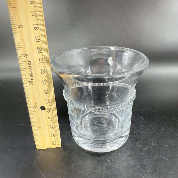 JULISKA GLASSWARE Amalia Clear Hand Blown Tumbler Drinking Glasses Set 2 Swirls - Picture 8 of 16